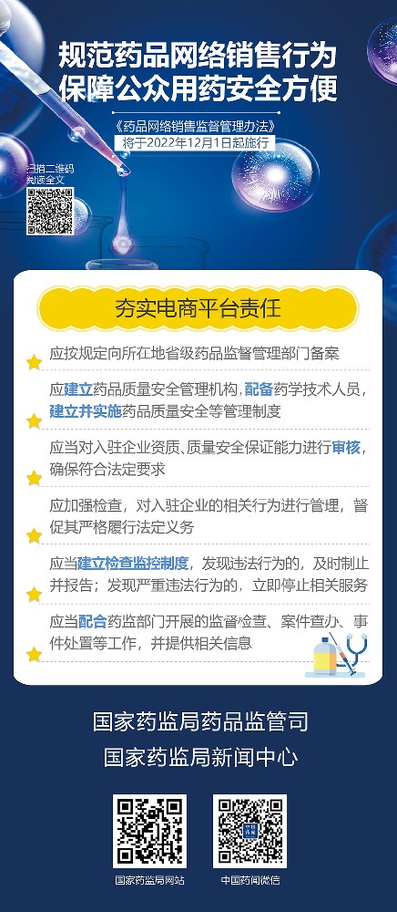 规范药品网络销售行为保障公众用药安全方便